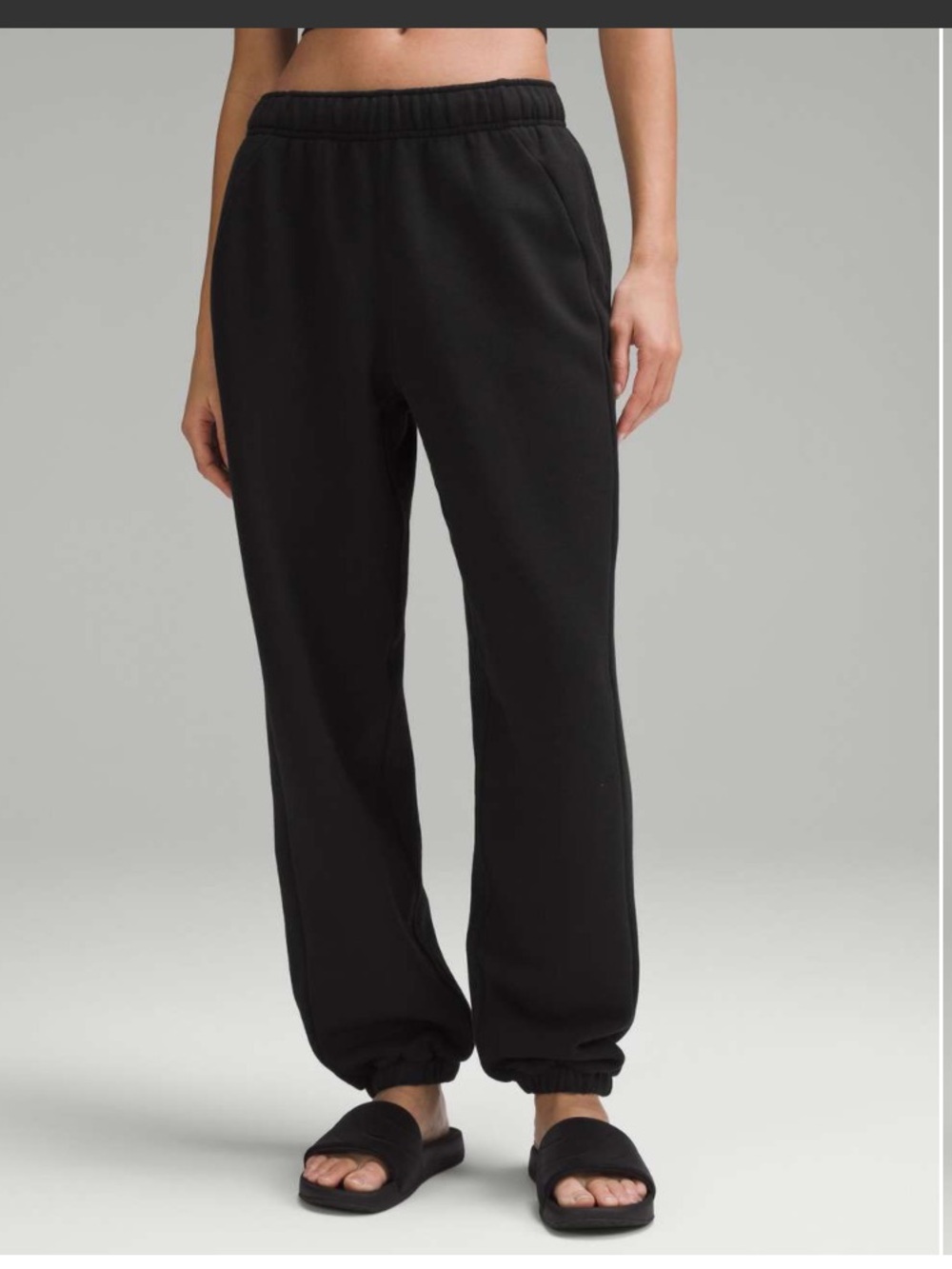 Lululemon Scuba Mid-Rise Oversized Jogger Regular Black